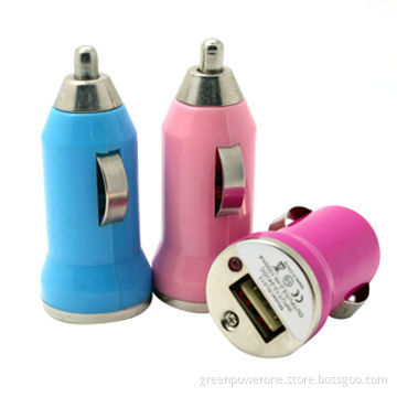 CE/RoHS-approved 5V 1A USB Car Charger